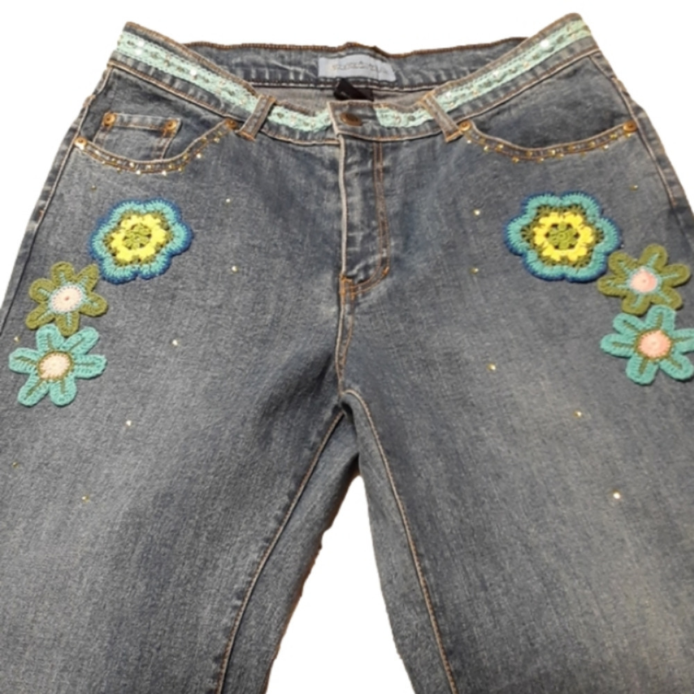 Vtg. JEANS (states sz 6 & fits more like a 10 Long)